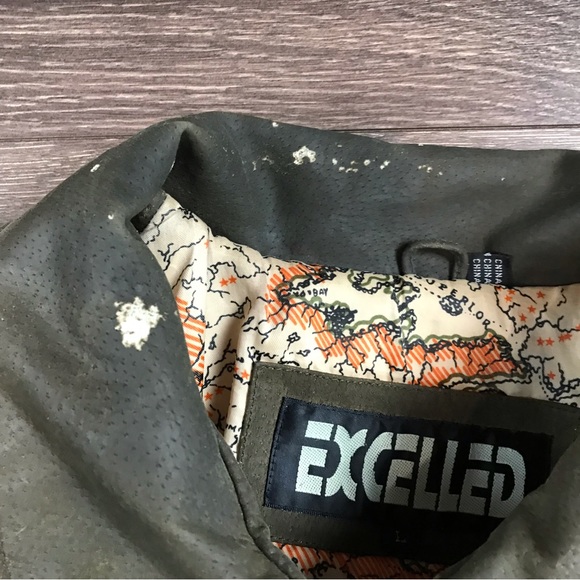 Excelled The Lost Squadron Men’s Vintage Leather Battle Coat Bomber War Jacket L - Picture 12 of 15